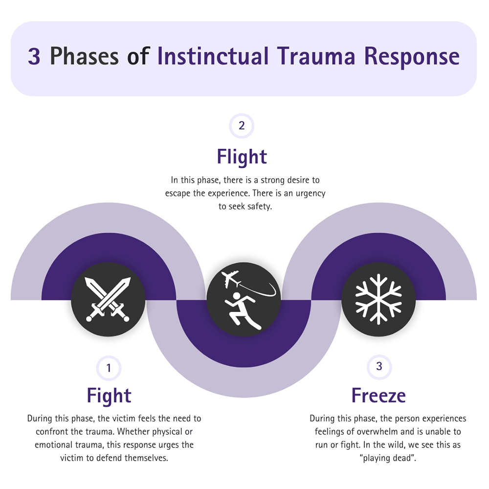 Three Phases of Instinctual Trauma Response